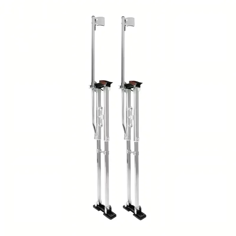 Durable Aluminum Drywall Stilts Height Adjustable 48 to 64 Inch Lifts Tool for Sheetrock Painting Plastering or Cleaning
