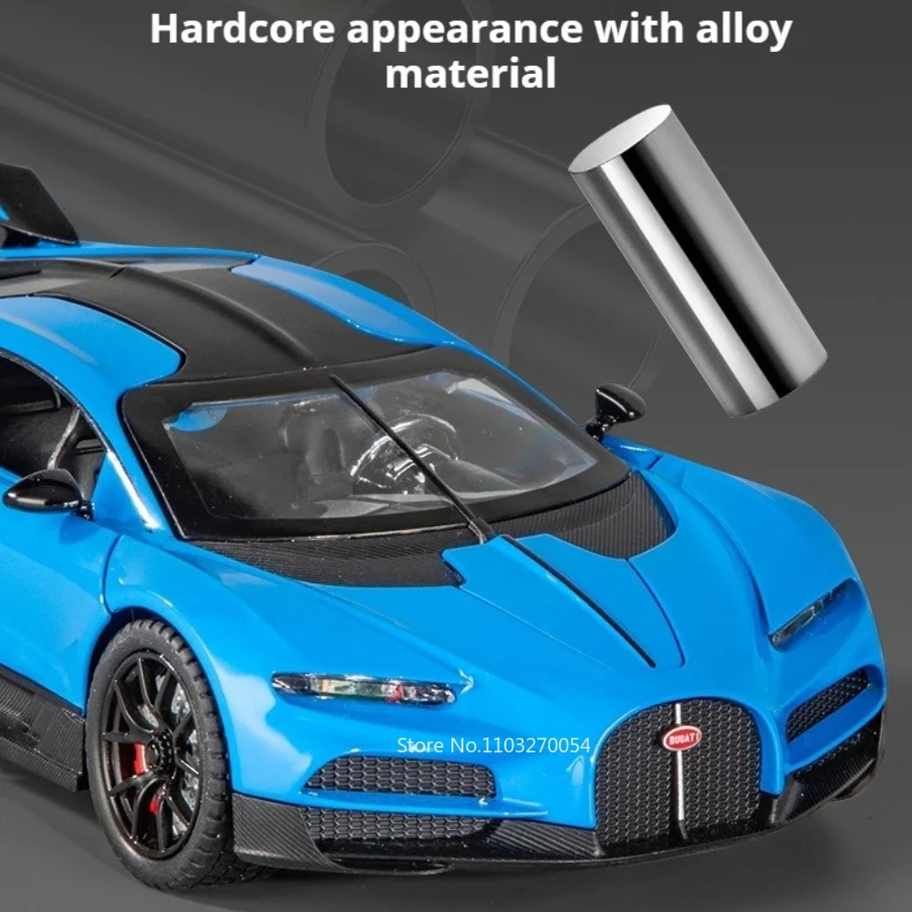 1:24 توربيون بوليد سبيكة سيارة رياضية نموذج دييكاست لعبة الباب فتح ضوء الصوت التراجع سيارة مصغرة مقتنيات الموضة