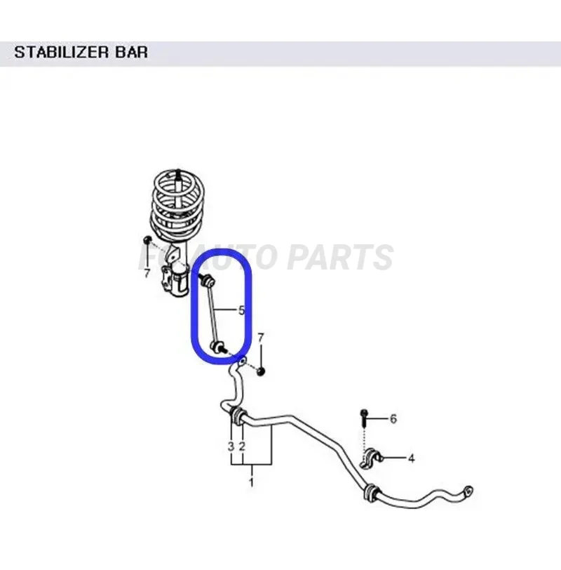 Front Stabilizer Bar Link for Ssangyong KORANDO C 11~18 #4475034003