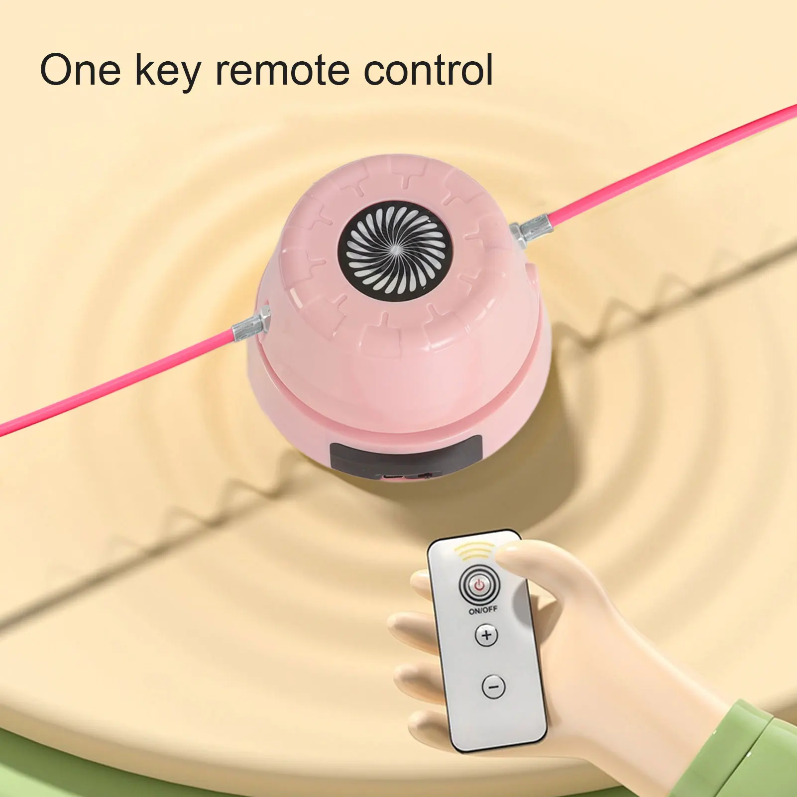 Automatic Jump Rope Machine Electric Jump Machine Safety Automatic Intelligent Count Electric Skipping Machine for Children