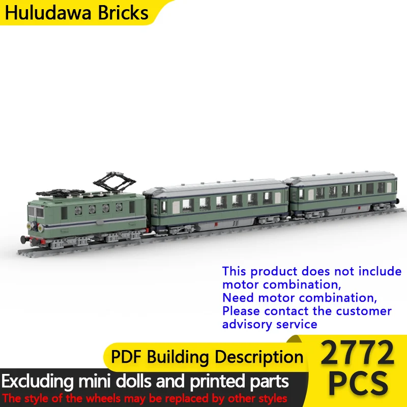 

Конструктор City Car Model MOC, класс 1100, локомотив с поездом, модульная технология, детские праздничные подарки, игрушки для сборки