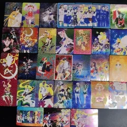 31Pcs/set Sailor Moon Cute Tsukino Usagi Meiou Setsuna Self Made Anime Game Characters Classic Series Collection Card Toys Gifts