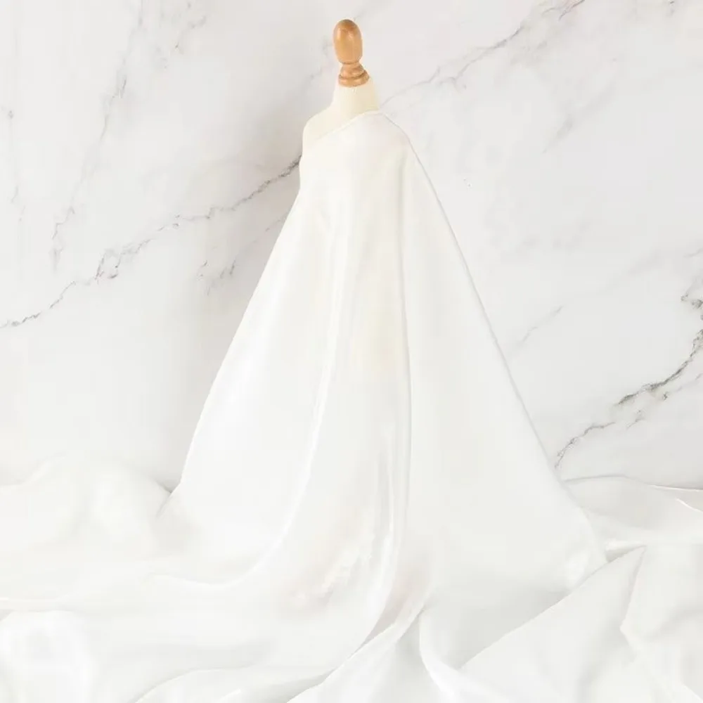 150*50CM Satin-Like Fabric Soft Glossy Dress Material Mermaid Imitation Acetate Gradient Color Fabric For Bridal & Formal Even