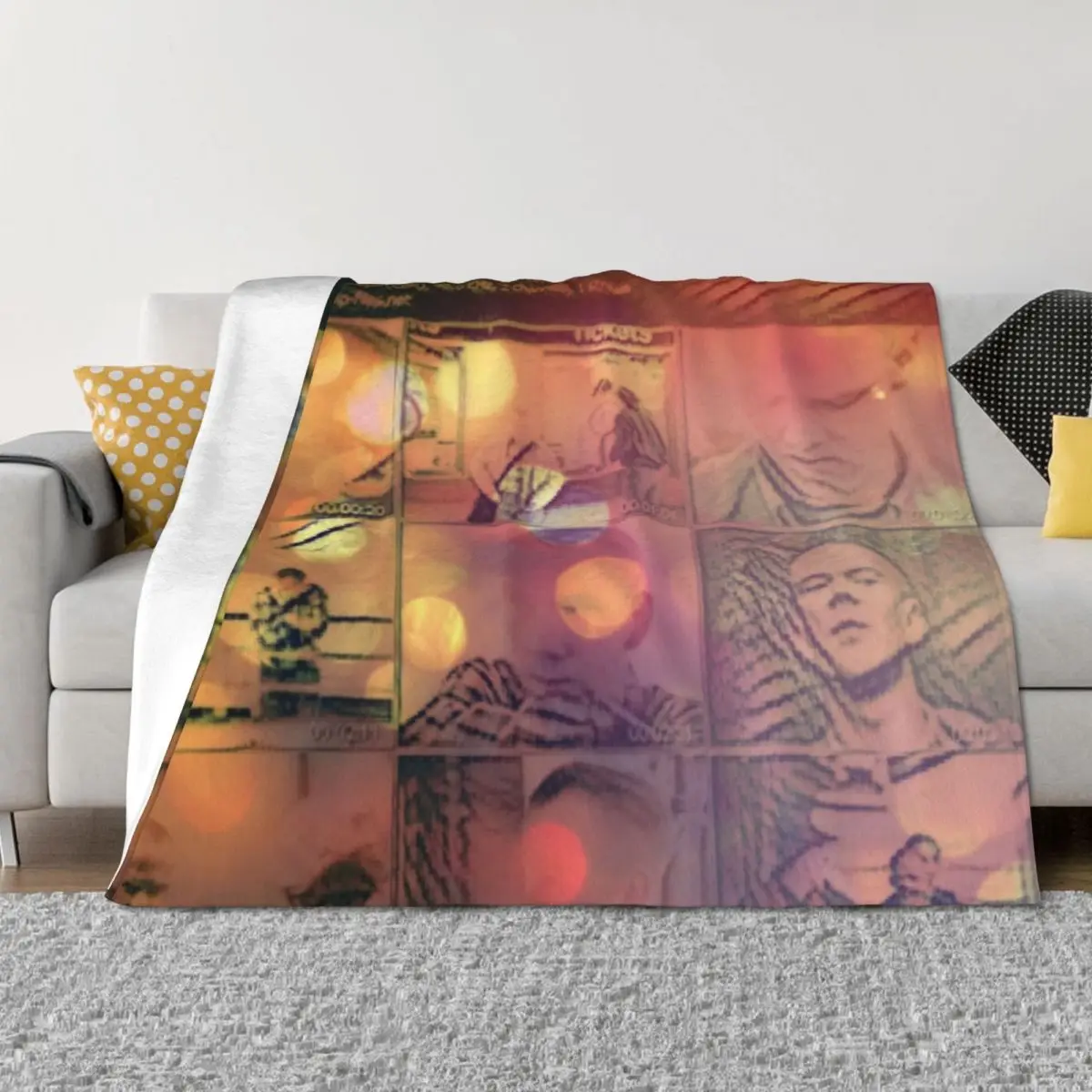 فاز بنين برونسكي الفرقة رمي بطانية البطانيات للأرائك محشوة كيس النوم البطانيات سرير الزخرفية #1