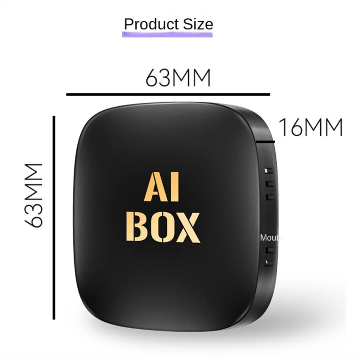 【CYBER Saturday】Car Adapter Wireless CarPlay Android Adapter Wireless Adapter CarPlay Ai TV Box with Wired CarPlay Ai Box-A