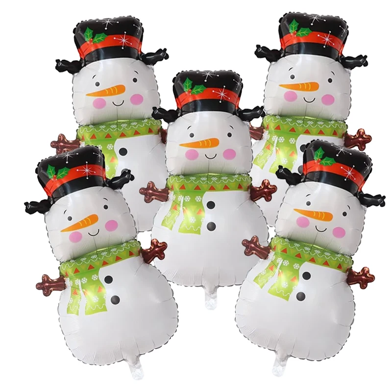 5 قطعة عيد الميلاد احباط بالون مملوء بالهليوم سانتا ثلج البطريق كاندي عيد ميلاد سعيد موضوع الطرف الديكور الهواء Globos هدايا الاطفال