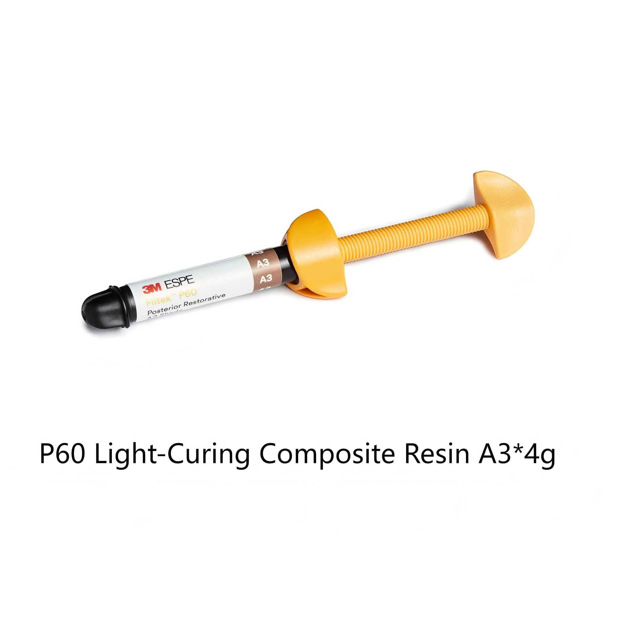 

3M ESPE P60 Posterior Composite Resin (Light-Curing Composite Resin P60), 4g/Tube, Syringe-Packed, Shade A3/B2, 8100A3/8100B2