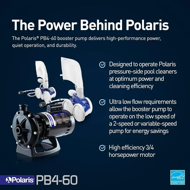 Authenticity guarantee.Polaris PB4-60 Booster Pump with 60-Hertz Motor.Fully upgraded.HOME image 5