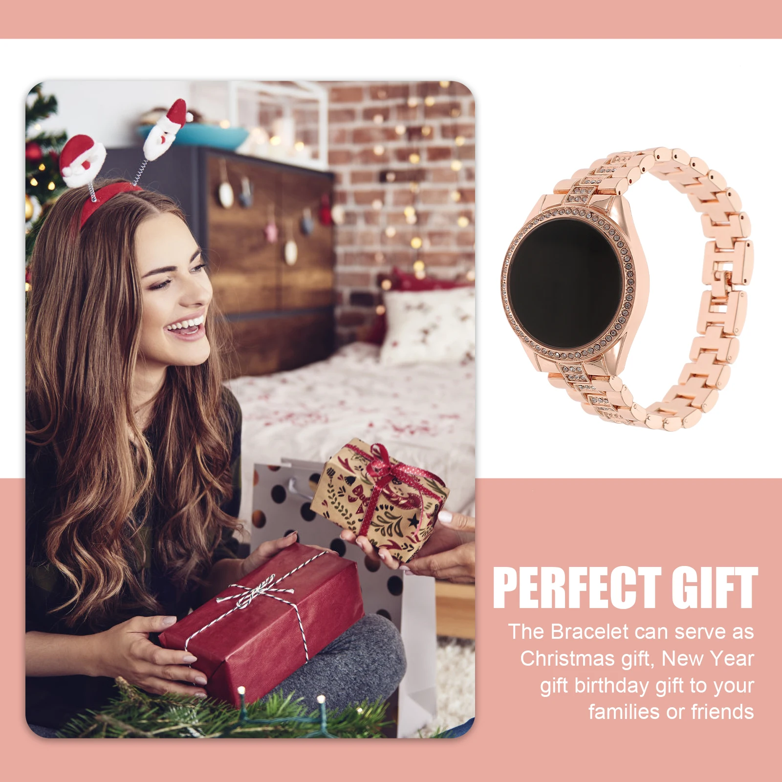 

Rhinestone Women LED Electronic Lady Wrist Timepiece Elegant Rhinestone Watch Shiny Gift Birthday