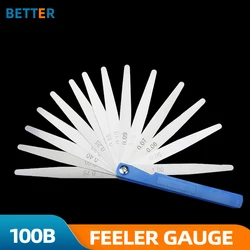 100B17 blades Feeler Gauge Set valves foliage of valves Spark Plug Gap Metric Sizes 0.02-1mm Measurement Thickness gap gauge