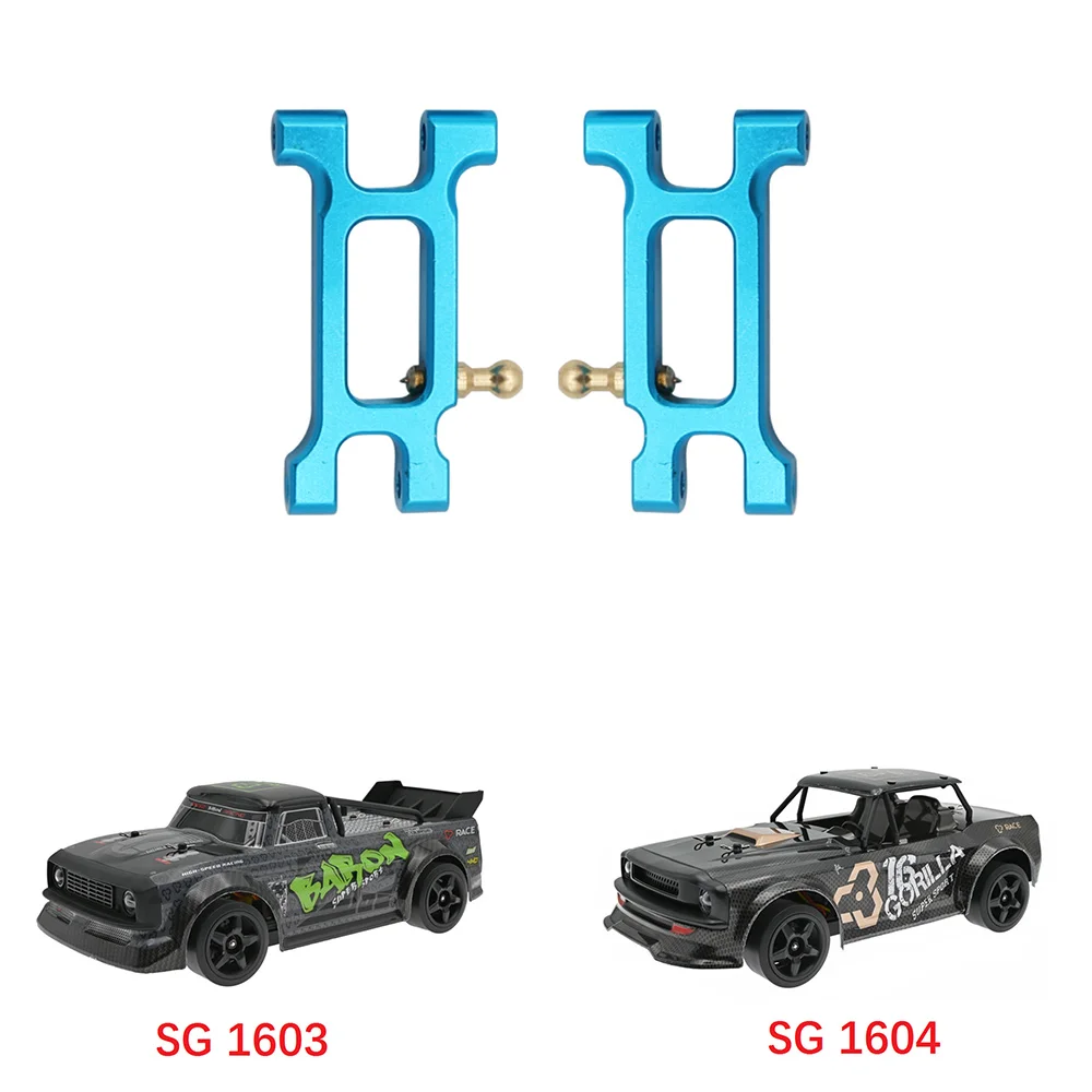 2 piezas de brazo oscilante de brazo inferior trasero de metal para SG 1603 SG 1604 SG1603 SG1604 1601 1602 1/16 RC piezas de actualización de coche, 1