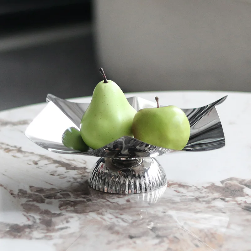 

Light luxury abstract irregular fruit plate ornament creative dining table coffee table nuts snacks dessert plate art tray jewel