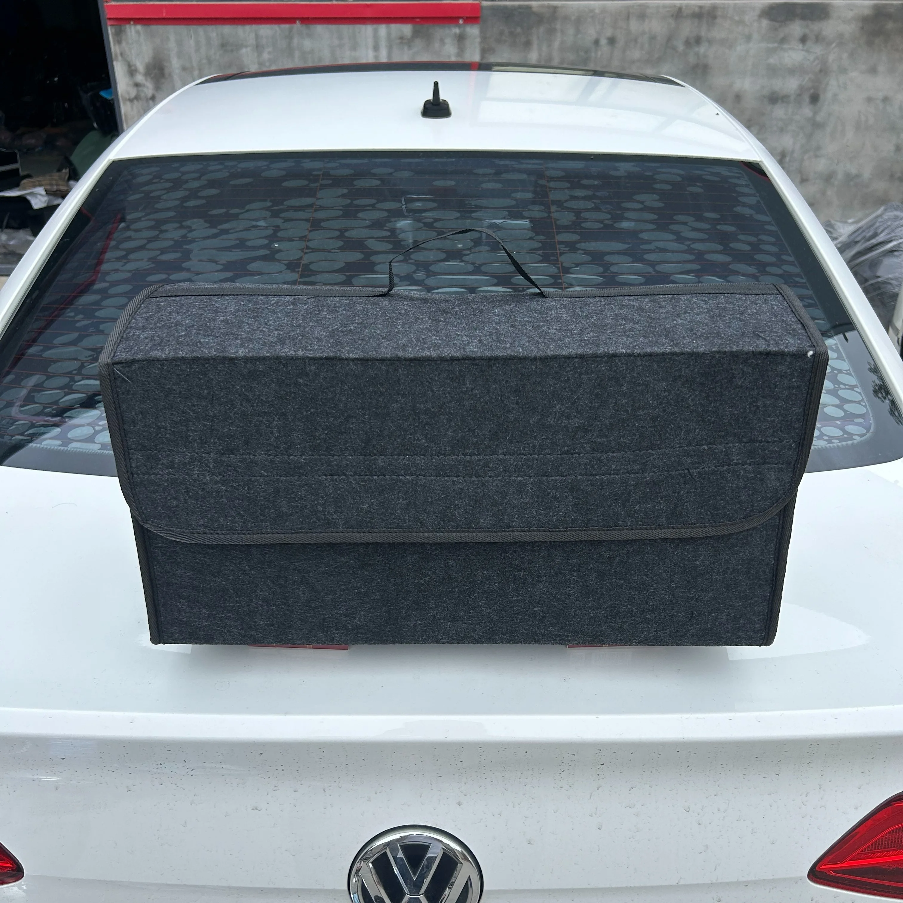 Storage Box, Portable, Foldable Trunk Organizer, Felt Cloth Storage Box, Interior Stowing Tidying Container Bag, Organizer