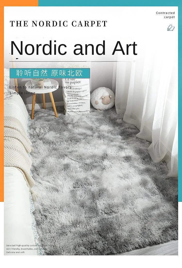 Carpet Bedroom Bedside Blanket Living Room Full Large Area Blanket Floor Mat Home Girl Room Dormitory Homestay Mat