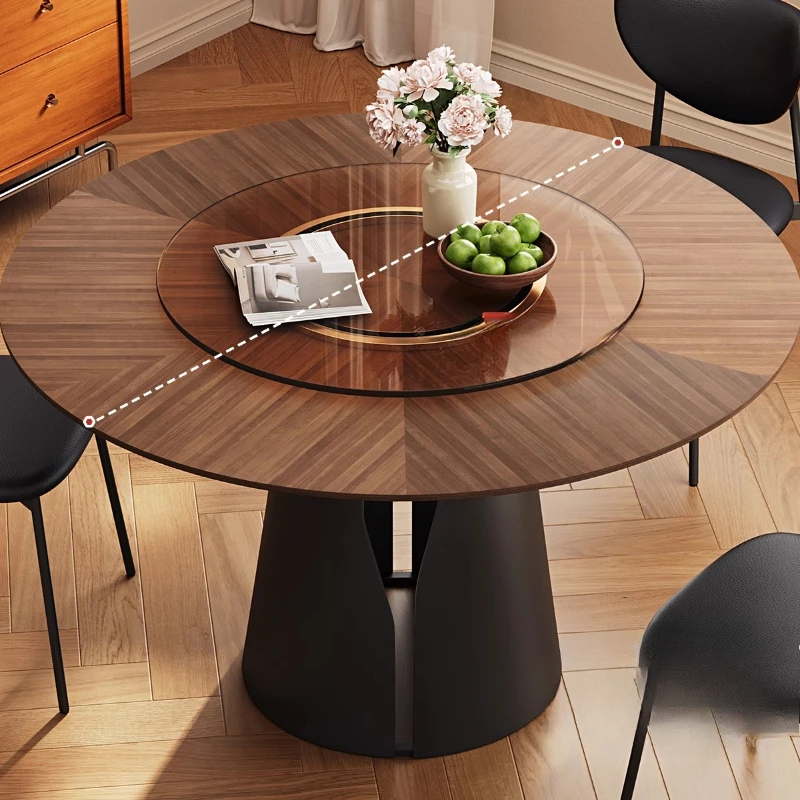 

Round Retro Dining Tables Party Restaurant Have A Meal Modern Dining Tables Simplicity Iron Home Furniture Linge De Table MHCZ