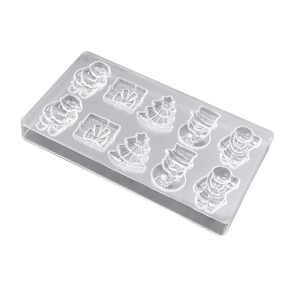 Easy Clean Polycarbonate Chocolate Mold Reusable Clear Confectionery Mould Durable Candy Mold Kitchen Supplis