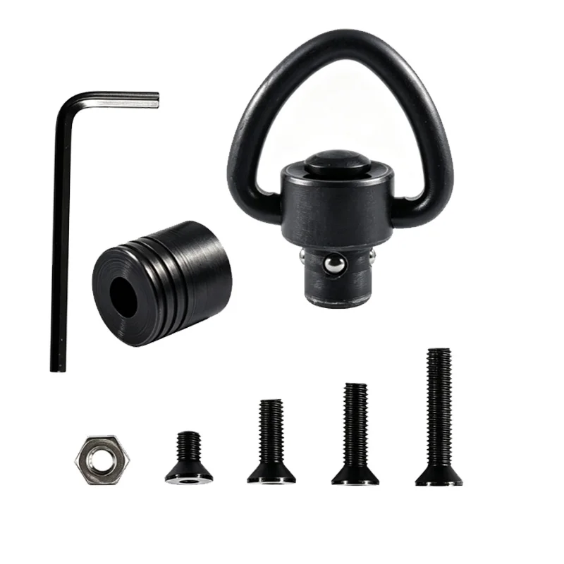 8Pcs/Pack Quick Detach swivels Mount QD Loop Adapter Kit,Compatible with different ring sizes,for Hunting&Toy Gun Accessories