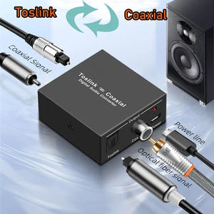 Konverter audio digital Konverter koaksial Digital RCA dua arah Konverter toslink SPDIF optik Toslink optik ke Koaksial 10 amplifier dac penjualan terbaik - №