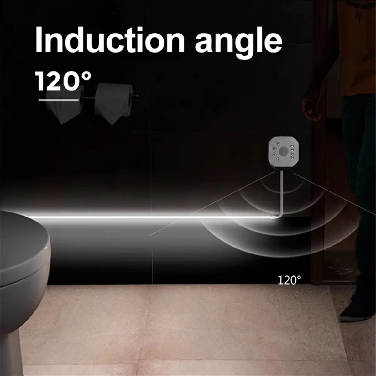 

【Some】Dimmer PIR Motion Sensor Remote Control 5V 12V 24V 3A for LED Tape Strip Light in Bed Cabinet Garage Corridor DC