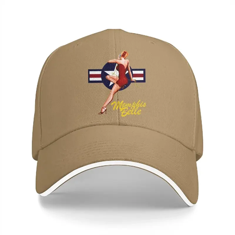 Y2K The Memphis Belle Pin Up Girl Baseball Cap Men Hats Visor Protection Snapback Gifts Caps