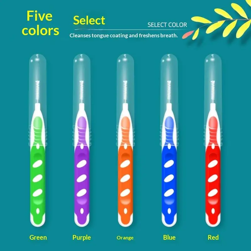 20Pcs/Box Dental Teeth Brush Oral Cleaning Tool Interdental Brush Removes Food And Plaque Cleaning Tools Soft Micro Brushes