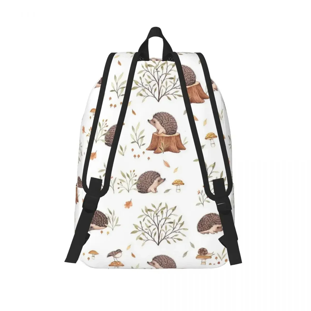 Jeż dla nastolatków Student School Bookbag Cute Animal Daypack Podstawowy, licealny plecak podróżny