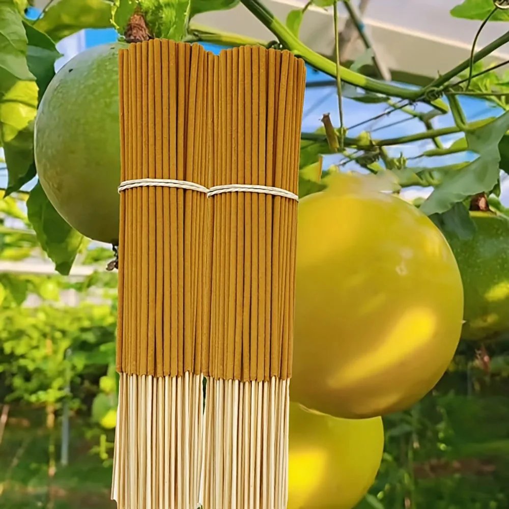 20/50/100/400 Pieces, Fruit-Scented Passion Fruit Incense Sticks, Suitable for Spiritual Ceremonies, Meditation Purification, and Home Decoration Suitable for Outdoor Use, Living Rooms, and Sacred Occasions, It Has a Long-Lasting Fragrance.
