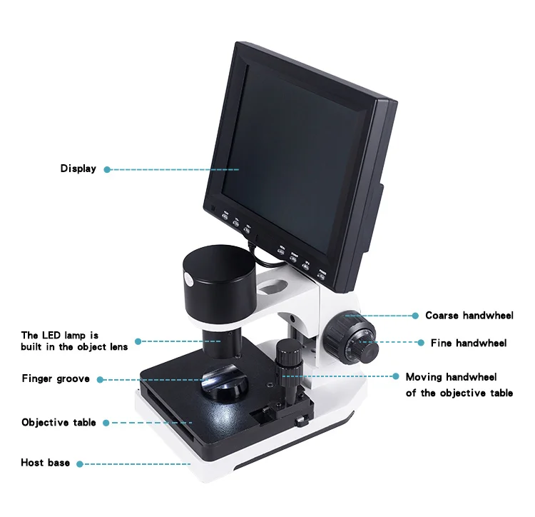 Profesional Nailfold Capillary Microcirculation USB HD Digital Microscope Blood Detector Blood Microcirculation Analyzer
