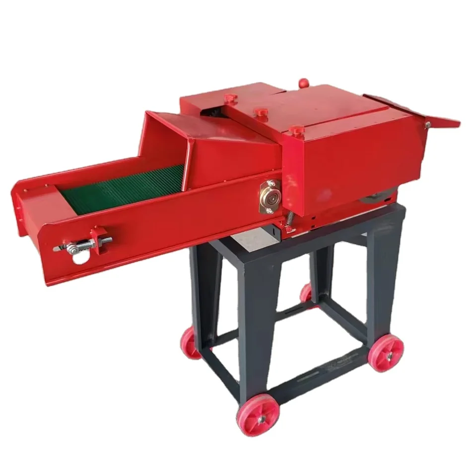 

High Efficiency Mini Conveyor Chaff Cutter, Straw Forage Shredder & Grass Cutter for Feed Processing