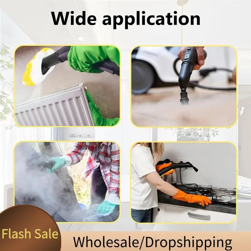 

BAAD Steamer Nozzle Brushes For Karcher SC1 SC2 SC3 SC4 SC5 Replacement Parts Accessories Round Steam Cleaner Brushes