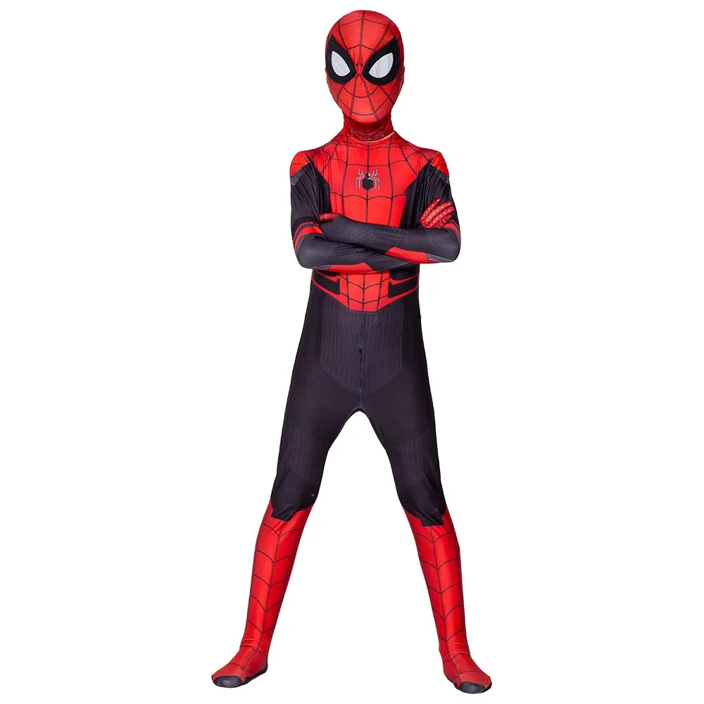New Spiderman Cosplay Costumes Bodysuit Masks Movie Superhero Miles Morales Role Play Aldult Kids Boy Christmas Fantasy Jumpsuit