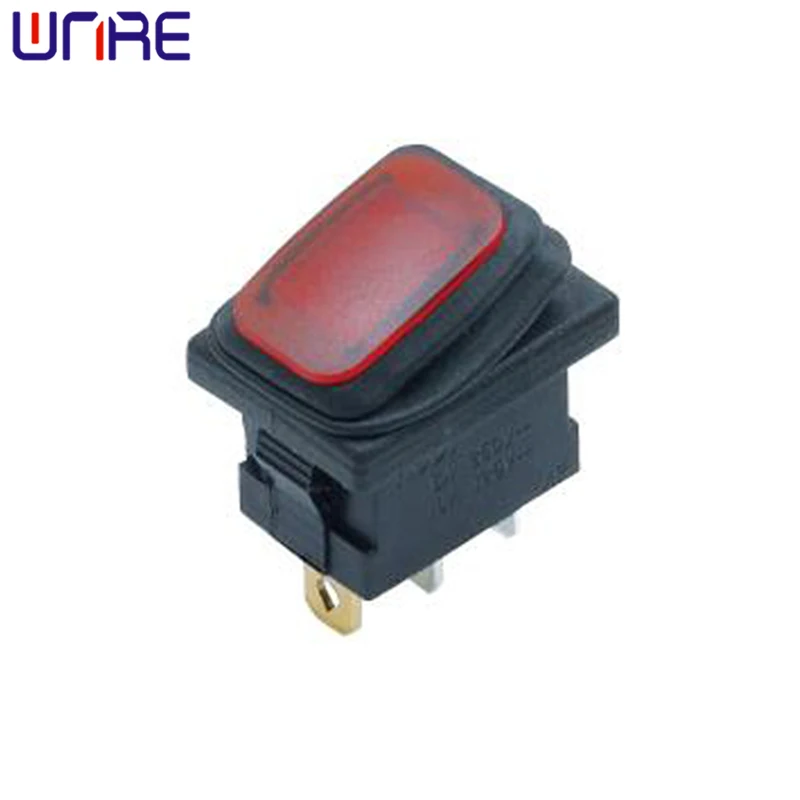 5Pcs KCD1-101 Cat Eye Switch 2Pin Rocker Switch 2 Position  ON-OFF Power Switch Black