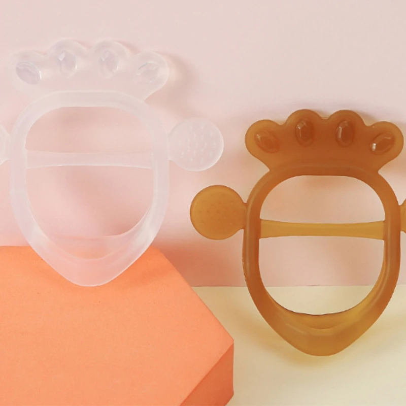 Baby Teether Silicone Teethers Hand Grasping Bracelet Comfort Baby Anti Chewing Hands Bracelet Teething Gift