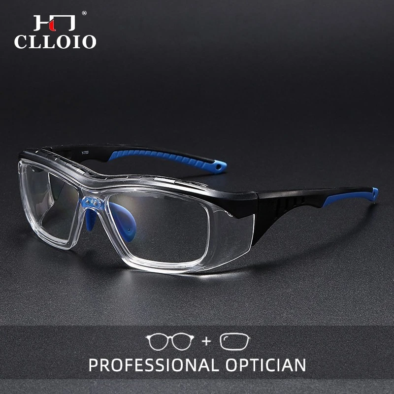 

CLLOIO Safety Anti-Dust Industrial Goggles Anti Blue Light Durable Windproof Myopia Glasses Cycling Prescription Optical Goggles