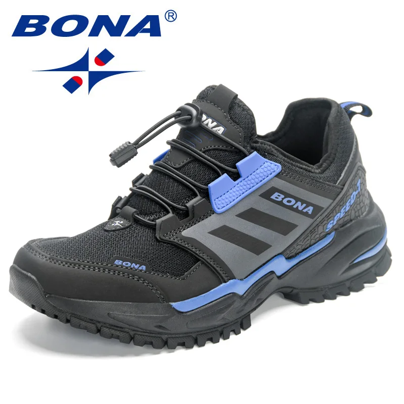 BONA 2023 New Designers Jogging Sneaker Man Classic Walking Footwear Popular Running Shoes Men Fashion Outdoor Sports Mansculin