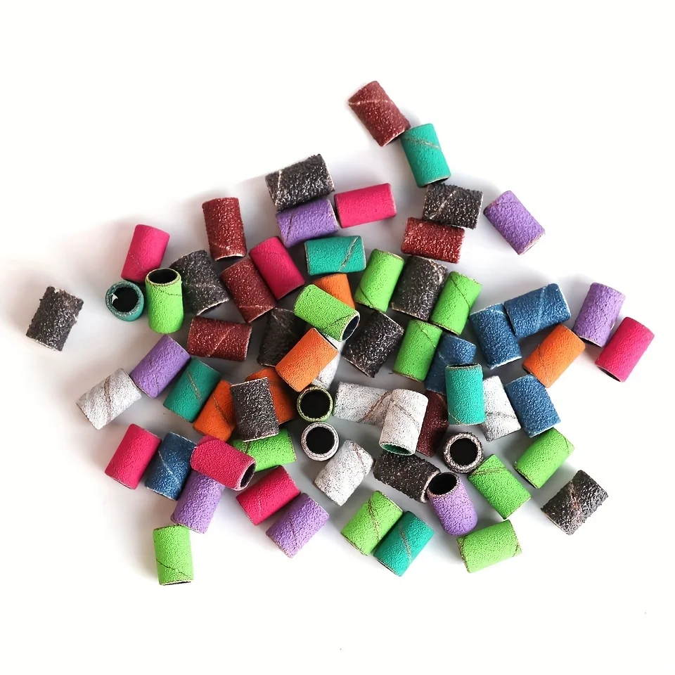 مسمار صغير مسمار مثقاب بت لون حلقة رمال مثقاب مسمار لقمة مغزل مسمار ناعم حزام رمل أداة إكسسوارات مانيكير كهربائية