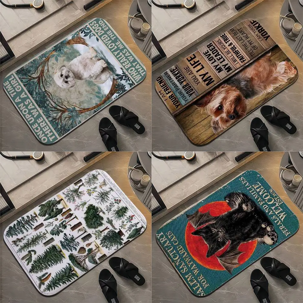 

Classic Salem Sanctuary For Wayward Cats Floor Mat Printed Large Carpets Room And Bedroom Carpets Bathroom Anti Slip Door MATS