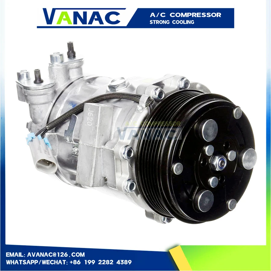 for sanden sd6v12 AC Compressor for Opel Combo Agila Corsa C 13106850 13197538 4706817 8FK351334151 92020132 93187225