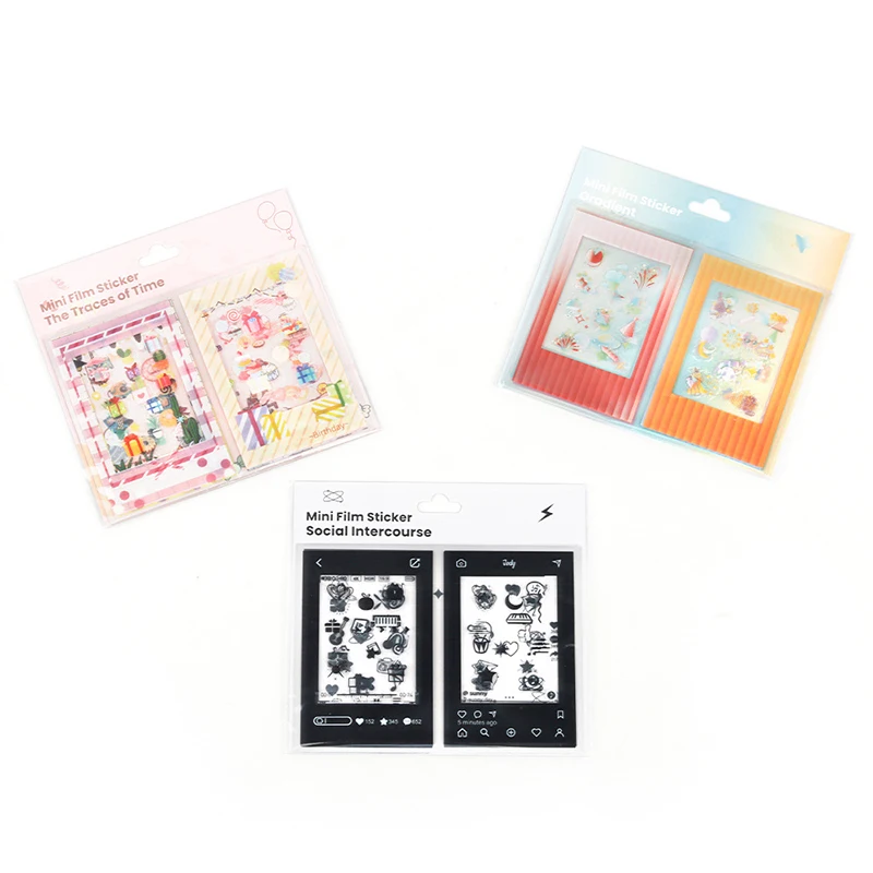 ملصق الحدود الملون لفوجي فيلم إنستاكس ، ملصقات ديكور فيلم مختلفة ، 12 فيلم صغير ، جديد ، 3 بوصة ، 10