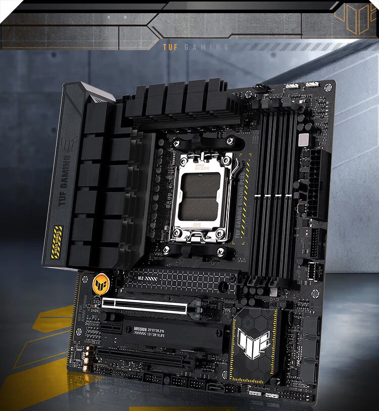TUF GAMING B650M-PLUS WIFI مدفع ثقيل لسطح المكتب Mechatronics MATX اللوحة الأم TX GAMING B650EM WIFI يدعم ذاكرة AMD AM5 DDR5