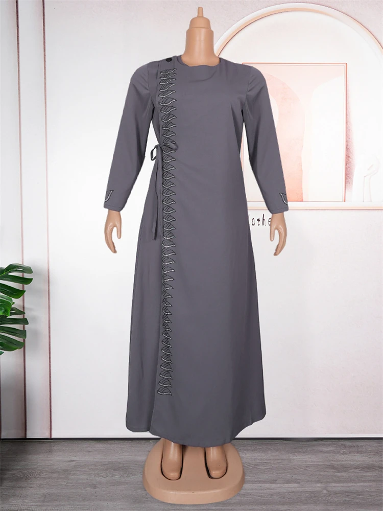 Abaya Dubai Turkey Muslim Hijab Dress Elegant Long Sleeve Maxi Robe Ladies Islamic Clothing Party Evening Gown Caftan Marocain