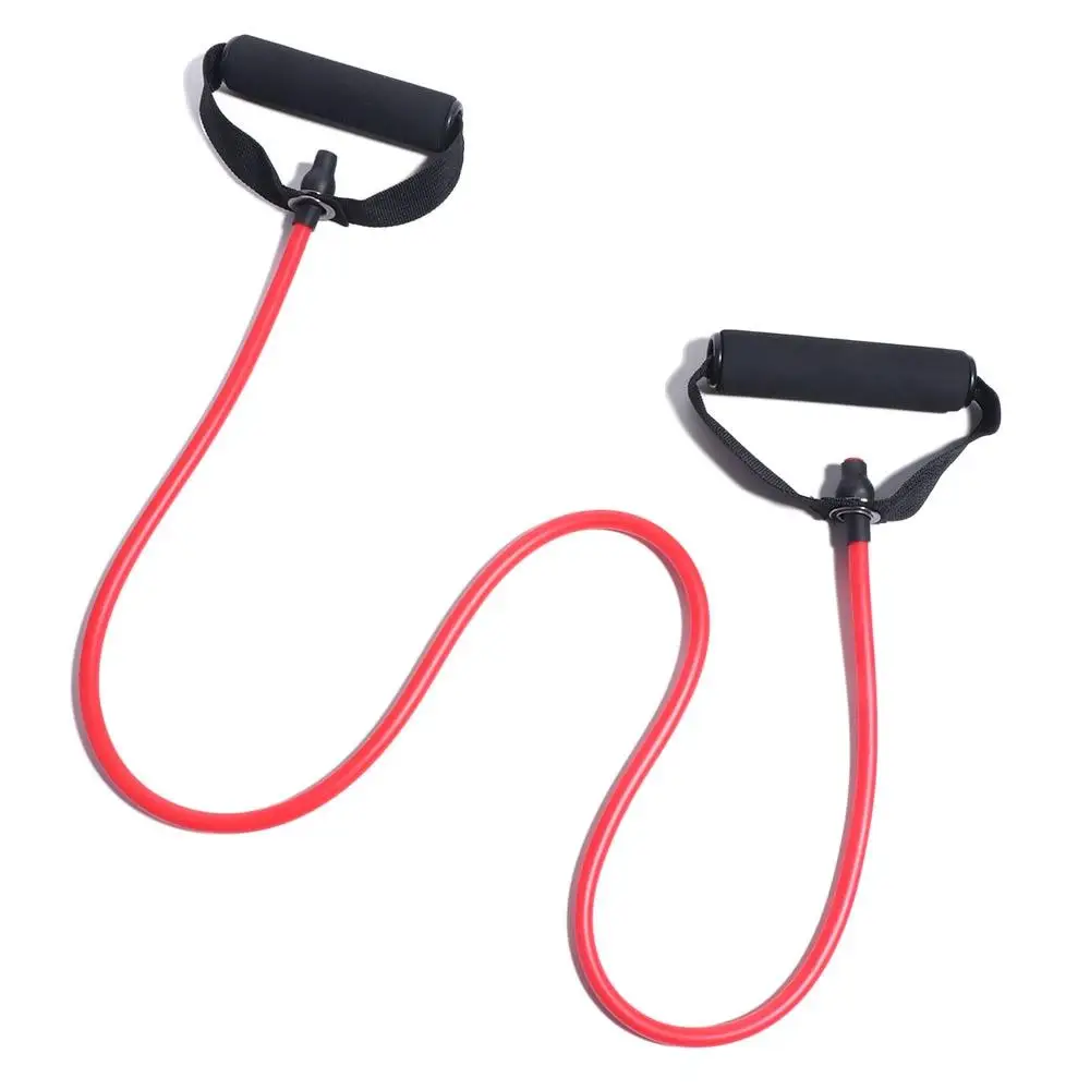 5 niveaux 5 niveaux bandes de résistance élastiques monochromes résistance tirer corde Portable extensible Fitness bandes élastiques