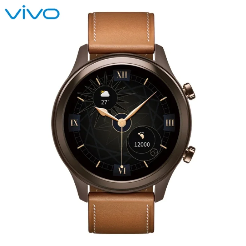 2021 Original Vivo WATCH 42mm 1.19 inch Screen Smart Watch Fitness Tracker Watch Support Sleep Blood Heart Rate Monitor