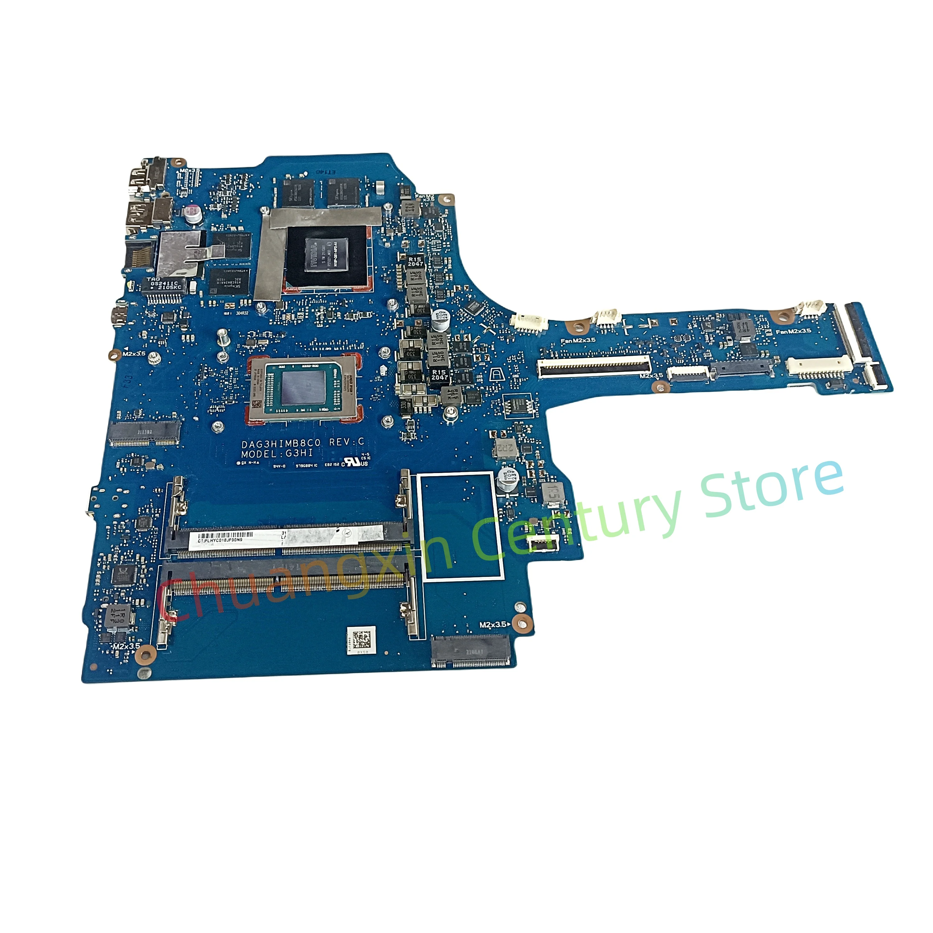 DAG3HIMB8C0 is suitable for HP Pavilion 15-EC laptop with CPU: R5-5600H R7-5800H GPU: N18P-G61-MP2-A1 GTX1650 4G 100% test