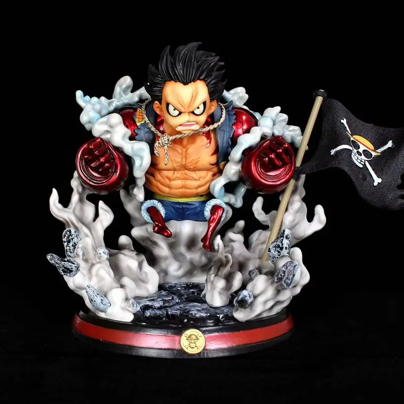 

24cm One Piece Gear 4 Luffy Battle Stance Japan Anime Figure Model Statue Boys Collection Desktop Decoration Ornament Toys Gifts