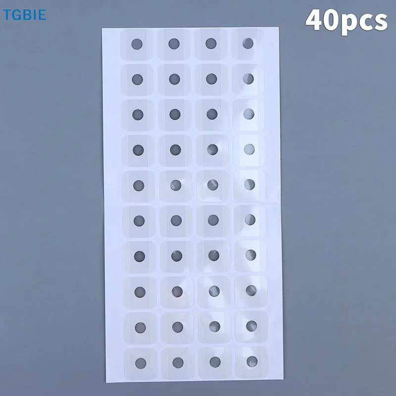 [TL]40Pcs Food Grade Coffee Bag Degassing Valves Single Way Patch Type CO2 Release Valves for Travel Coffee Bag Use