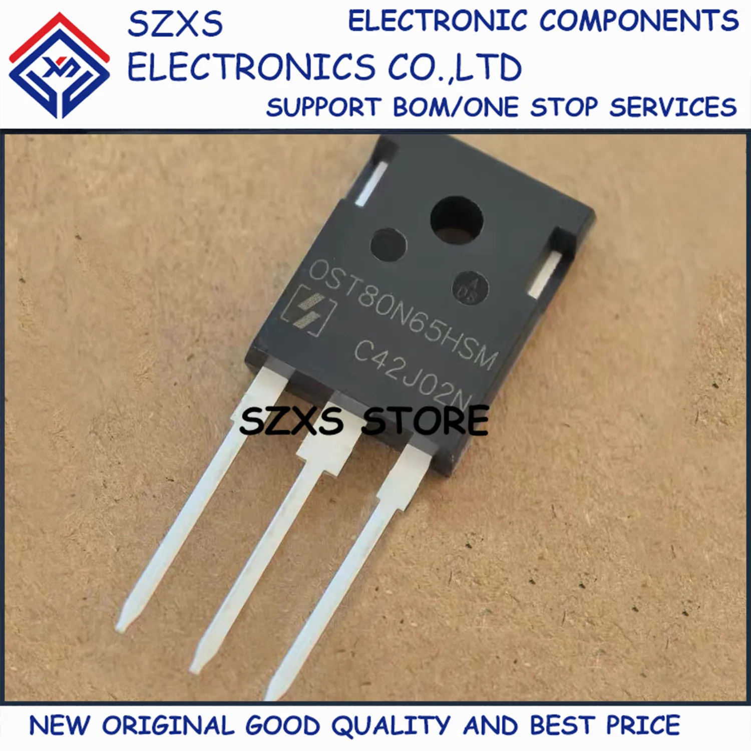 새로운 오리지널 10Pcs OST80N65HSM OST80N65HSMF OST80N65HM OST80N65HMF TO-247 강력한 IGBT 트랜지스터 재고 있음 좋은 품질
