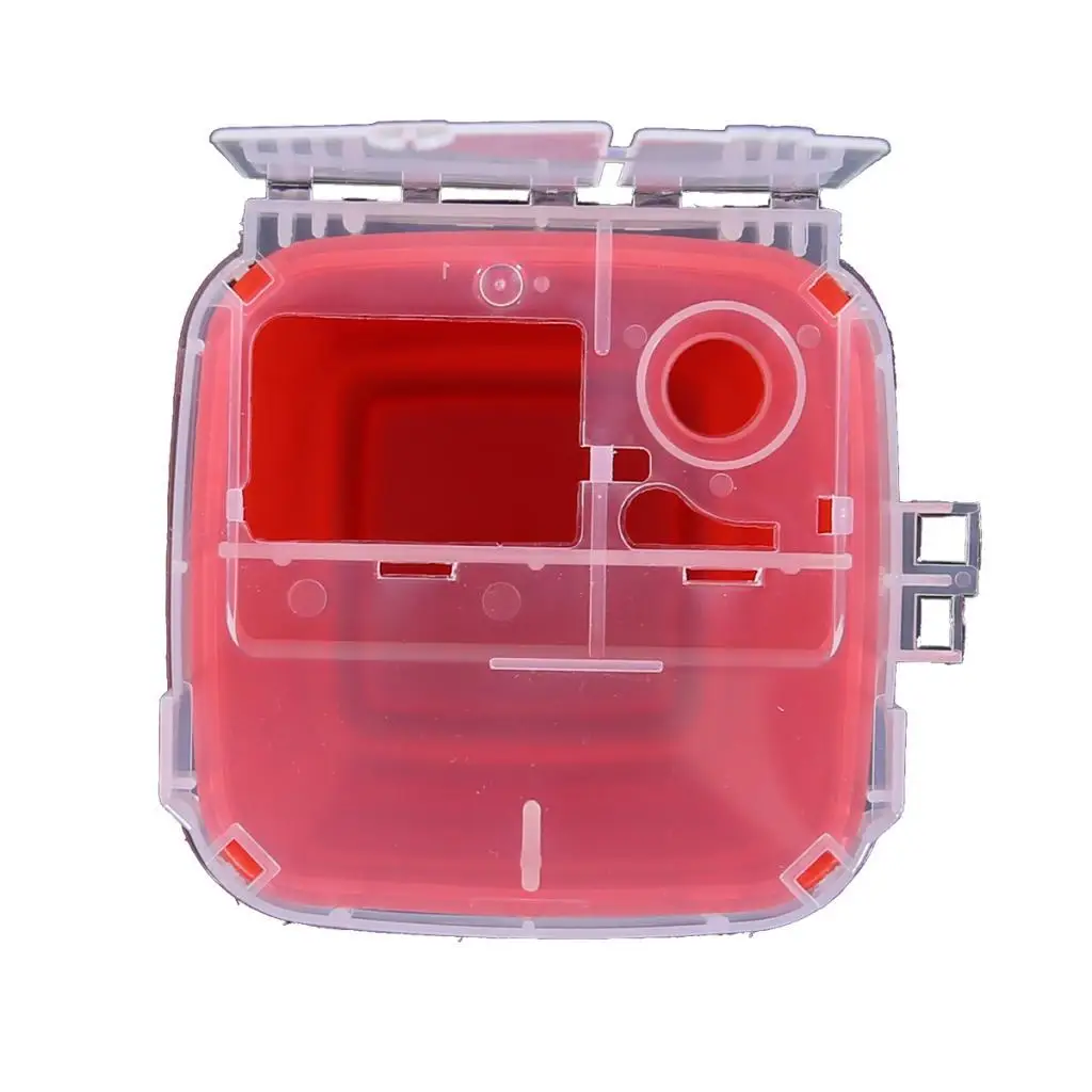 Needle Sharps Container Compact Puncture Resistant Disposal Box for Travel Salon and Medical Use