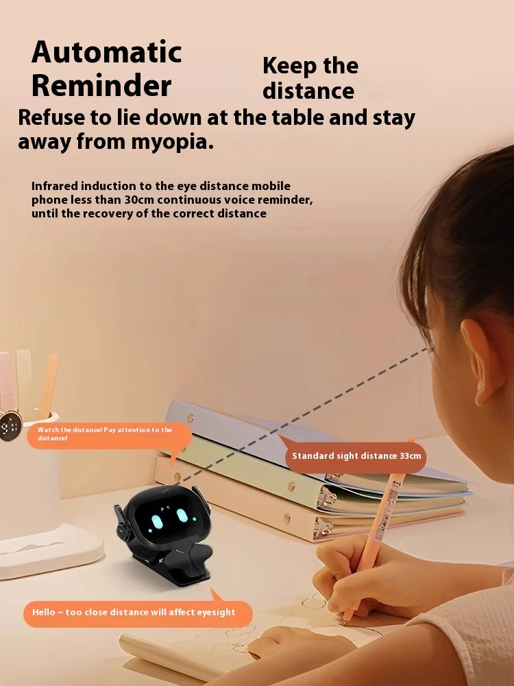 Posture Correction Robot Intelligent Reminder Eye Protection Anti Hunchback Vision Protector Intelligent Sensing Customize Robot