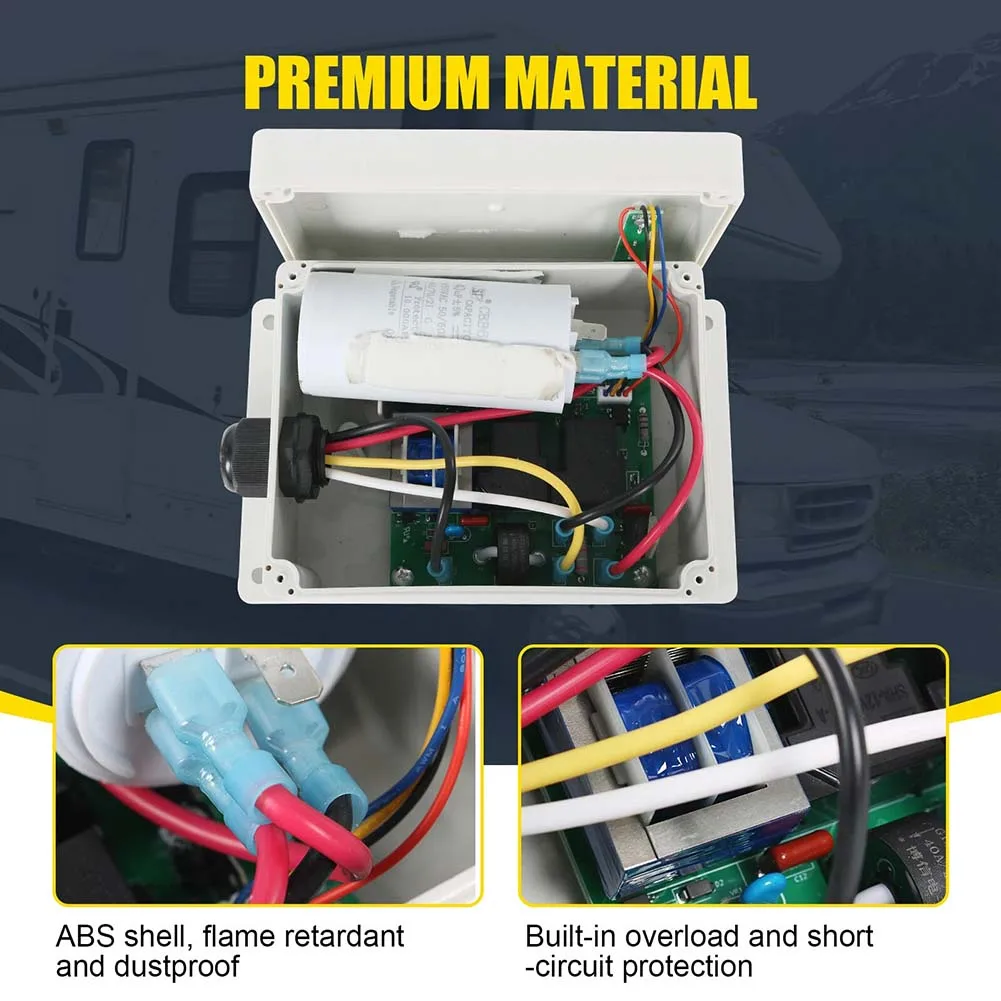Air Conditioner Control Module RV AC Capacitor Kit Reduces Inrush Current By 75 Percent Shell Air Conditioner Control